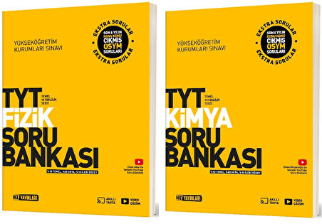 Hız 2025 Tyt Fizik + Kimya Soru Bankası Seti 2 Kitap