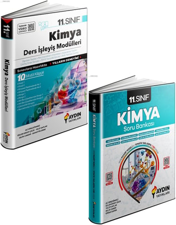 Aydın 2027 11. Sınıf Kimya Ders Anlatım Fasikülleri + Konu Özetli Soru Seti 2 Kitap Maarif Model