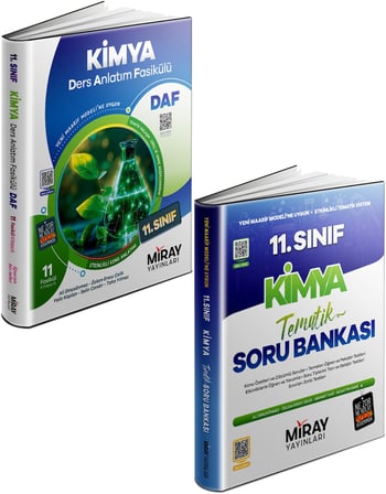 Miray 2027 11. Sınıf Kimya Ders Anlatım Fasikülleri + Tematik Soru Seti 2 Kitap Maarif Model