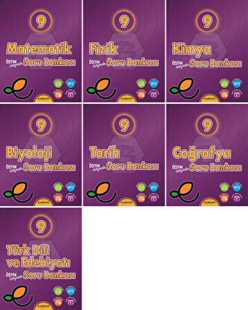 Endemik 2026 9. Sınıf Soru Kitabı Seti Tam Set 7 Kitap Güncel Müfredat