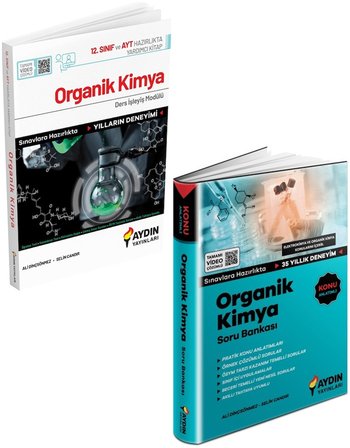 Aydın 2026 Ayt Organik Kimya Konu Anlatımı + Soru Seti 2 Kitap