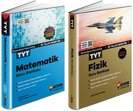 Aydın Tyt Matematik + Fizik Soru Seti 2 Kitap 2023