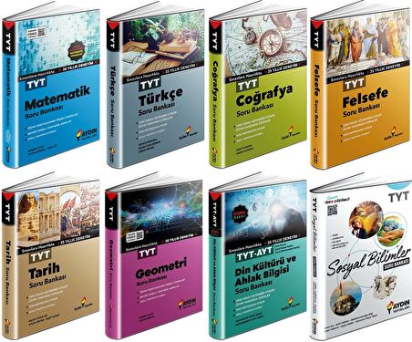Adın Yayınları Tyt Sözel Eşit Ağırlık Soru Bankası Seti Tam Set 8 Kitap 2023