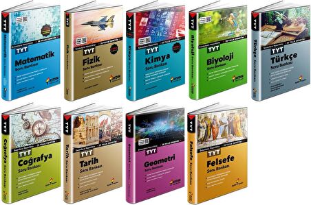 Adın Yayınları Tyt Soru Bankası Seti 9 Kitap 2023