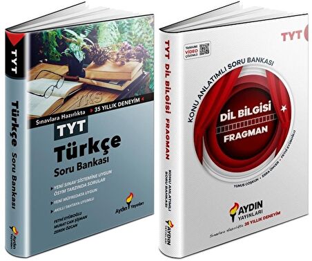 Aydın Tyt Türkçe + Dil Bilgisi Soru Seti 2 Kitap 2023