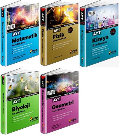 Aydın Ayt Sayısal Soru Bankası Seti 5 Kitap 2023