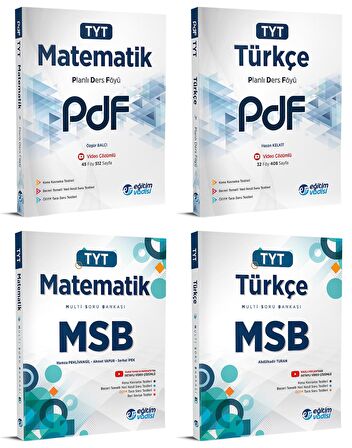 Eğitim Vadisi Tyt Matematik + Türkçe Pdf + Msb Seti 4 Kitap 2023