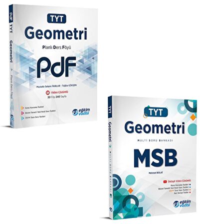 Eğitim Vadisi Tyt Geometri Pdf + Msb Seti 2 Kitap 2023
