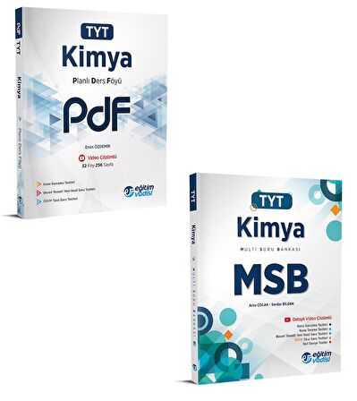 Eğitim Vadisi Tyt Kimya Pdf + Msb Seti 2 Kitap 2023