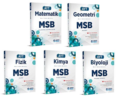 Eğitim Vadisi Ayt Sayısal Msb Multi Soru Bankası Seti 2023