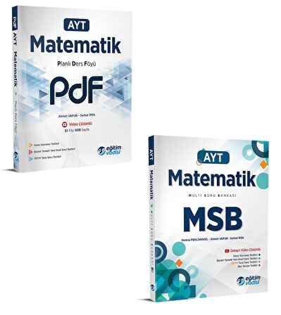 Eğitim Vadisi Ayt Matematik Pdf + Msb Seti 2 Kitap 2023