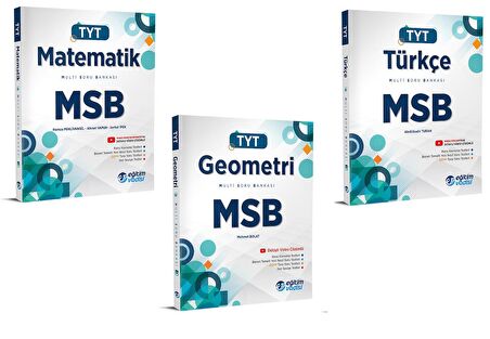 Eğitim Vadisi Tyt Matematik Türkçe Geometri Msb Multi Soru Bankası Seti 2023