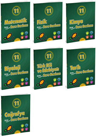 Endemik 2025 11. Sınıf Soru Kitabı Seti Tam Set 7 Kitap