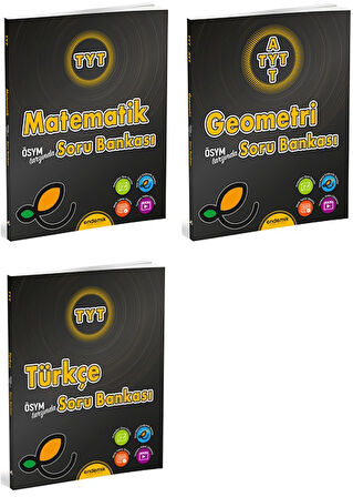 Endemik 2025 Tyt Matematik + Geometri + Türkçe Soru Kitabı Seti 3 Kitap