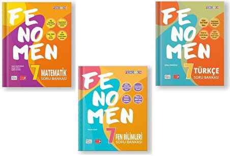 Fenomen Okul 7. Sınıf Matematik Türkçe Fen Fenomen Soru Seti 2023