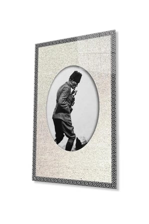Atatürk Cam Tablo 4mm Dayanıklı Temperli Cam, Atatürk Glass Wall Art