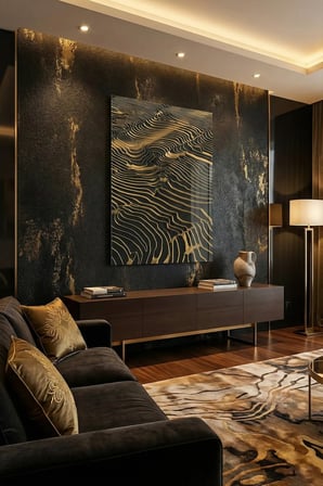 Kırılmaz Cam Tablo 5mm (Kalın) - Ev İşyeri Duvar Dekorasyonu - Soyut MODERN Tasarımlar (DİKEY) - Sanatsal Renkli Geometrik Şık Ofis Salon Koridor Temperli UV Baskılı Hediyelik