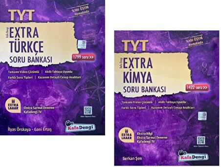 Kafadengi Tyt Türkçe + Kimya Extra Soru Seti 2 Kitap 2023