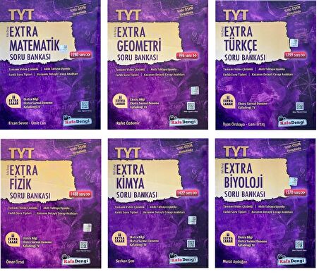 Kafadengi Tyt Sayısal Extra Soru Bankası Seti 6 Kitap 2023