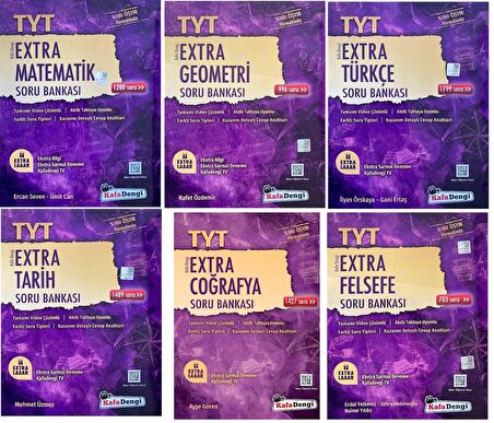 Kafadengi Tyt Eşit Ağırlık Extra Soru Bankası Seti 6 Kitap 2023