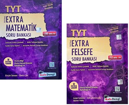 Kafadengi Tyt Matematik + Felsefe Extra Soru Seti 2 Kitap 2023