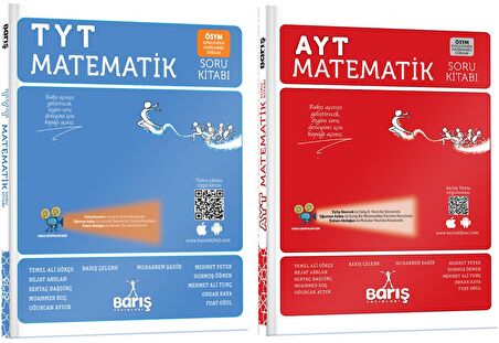 Barış Yayınları 2024 Tyt + Ayt Matematik Soru Bankası Seti 2 Kitap