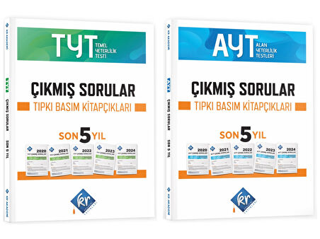 Kr Akademi Tyt Ayt Çıkmış Sorular 2020-2021-2022-2023-2024 Tıpkı Basım Son 5 Yıl 2024