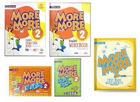 More & More 2. Sınıf Pratice Book + Test Book 2023
