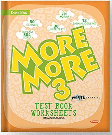 More & More 3. Sınıf Test Book Worksheets 2023