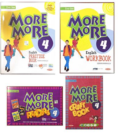 More & More 4. Sınıf 4 Lü Set Pratice Book 2023