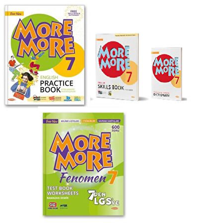 More & More 7. Sınıf Pratice Book + Test Book 2023