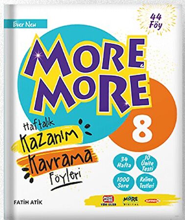 More & More 8. Sınıf Lgs Kazanım Kavrama Föyleri 2023