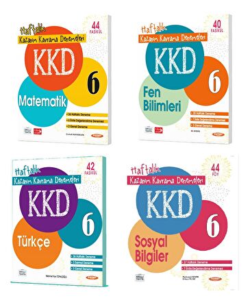 Kurmay 6. Sınıf Kazanım Kavrama Denemeleri Kkd Seti 4 Kitap 2023