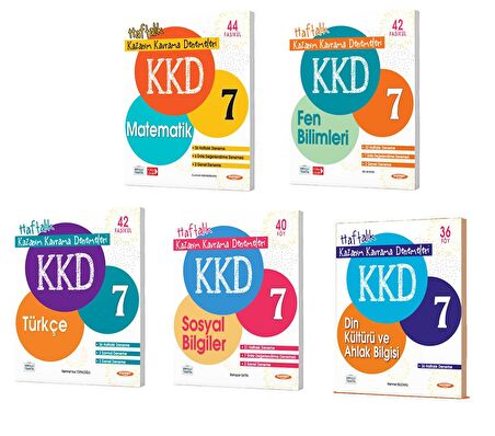 Kurmay 7. Sınıf Kazanım Kavrama Denemeleri Kkd Seti 5 Kitap 2023