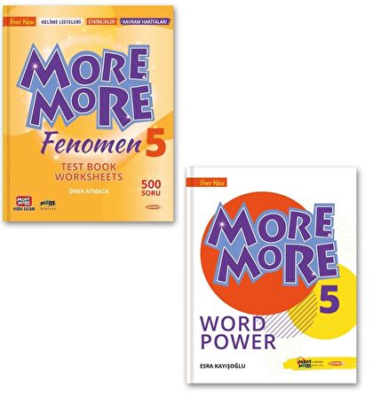 Kurmay Elt 5. Sınıf More & More Test Book + Word Power 2023