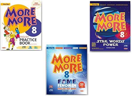 Kurmay Elt 8. Sınıf Lgs More & More 3 Lü Set Pb+Ftb+Wp 2023