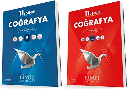 Limit 11. Sınıf Coğrafya Konu Föyleri + Soru Seti 2 Kitap 2023