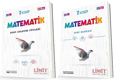 Limit 7. Sınıf Matematik Konu Föyleri + Soru Seti 2 Kitap 2023