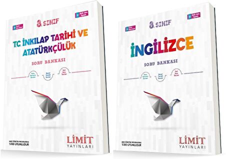 Limit 8. Sınıf İnkılap + İngilizce Soru Seti 2 Kitap 2023