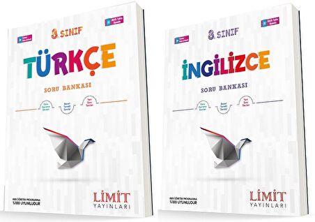 Limit 8. Sınıf Türkçe + İngilizce Soru Seti 2 Kitap 2023