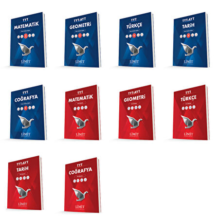 Limit Kurumsal Tyt Eşit Ağırlık Konu Anlatım Föyleri + Soru Seti 10 Kitap