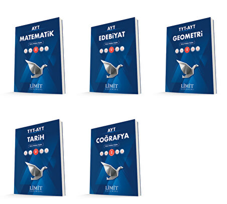 Limit Kurumsal Ayt Eşit Ağırlık Konu Anlatım Föyleri Seti 5 Kitap