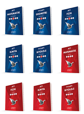 Limit Kurumsal Ayt Sayısal Konu Anlatım Föyleri + Soru Seti 9 Kitap