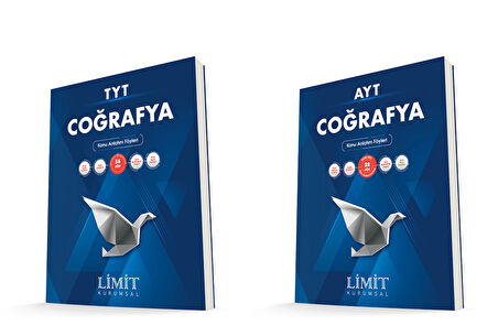 Limit Kurumsal Tyt Ayt Coğrafya Konu Anlatım Föyleri Seti 2 Kitap