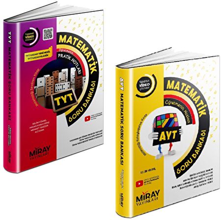 Miray Tyt Ayt Matematik Soru Bankası Seti 2 Kitap 2023