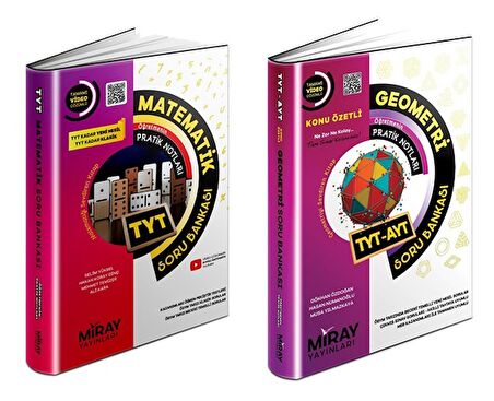 Miray Tyt Matematik Geometri Konu Özetli Soru Seti 2 Kitap 2023