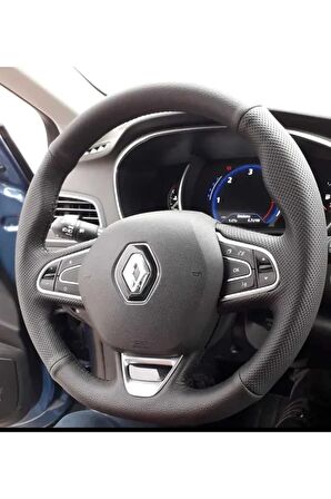 Renault Megane 4 Uyumlu Araca Özel Direksiyon Kılıfı
