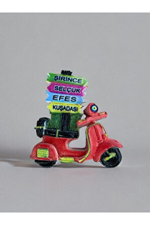 Şirince & Selçuk & Efes & Kuşadası Temalı Polyester Magnet.