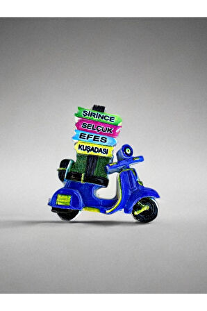 Şirince & Selçuk & Efes & Kuşadası Temalı Polyester Magnet. Pembe