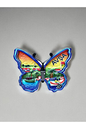 AVŞA Temalı Kabartma Polyester Magnet. 10cm x 7,5cm.